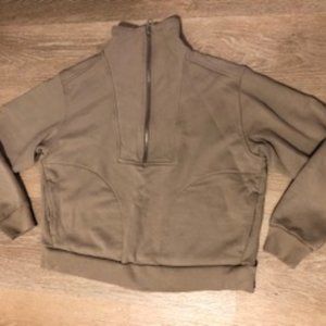 Everlane Track Half Zip Sweatshirt